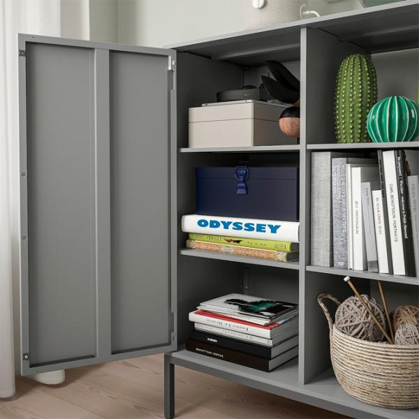 Comodă Ikea Tullstorp  89 x 99 x 35 / Oțel / Gray photo 5