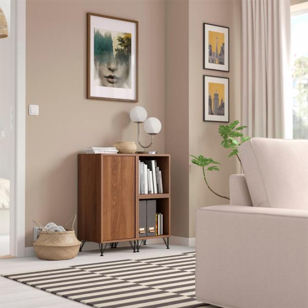 Comodă Ikea Eket 80 x 70 x 35 / MDF / Nuc photo 7