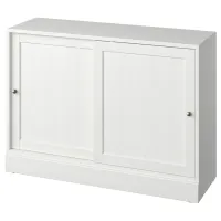 Comodă Ikea Havsta 89 x 121 x 45 / Masiv / Alb