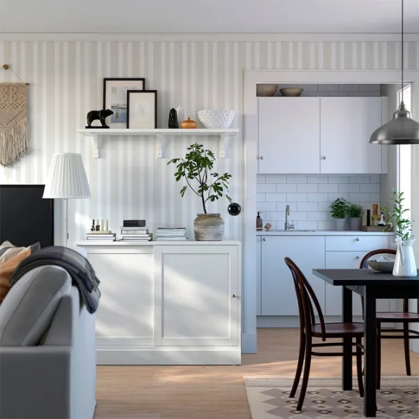 Comodă Ikea Havsta 89 x 121 x 45 / Masiv / Alb photo 3