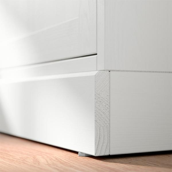 Comodă Ikea Havsta 89 x 121 x 45 / Masiv / Alb photo 6