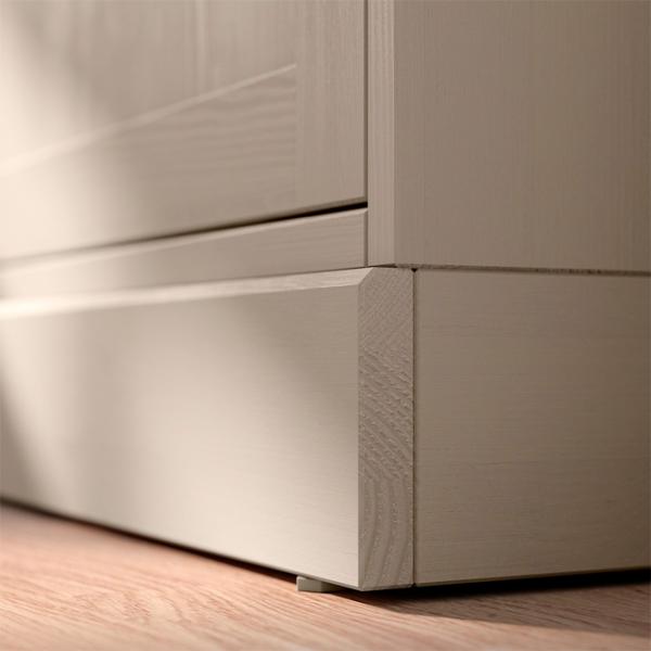 Comodă Ikea Havsta 89 x 121 x 45 / Masiv / Gri bej photo 5