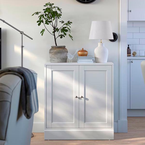 Comodă Ikea Havsta 89 x 81 x 45 / MDF / Alb photo 2