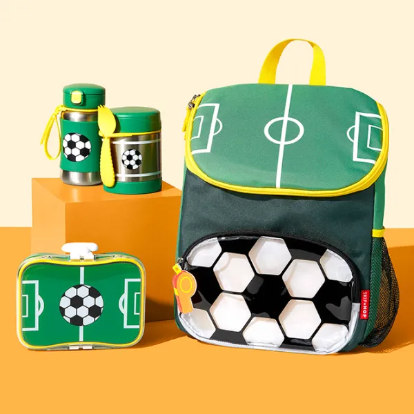 Ghiozdan pentru copii Skip Hop Spark Fotbal / Yellow Green / photo 3