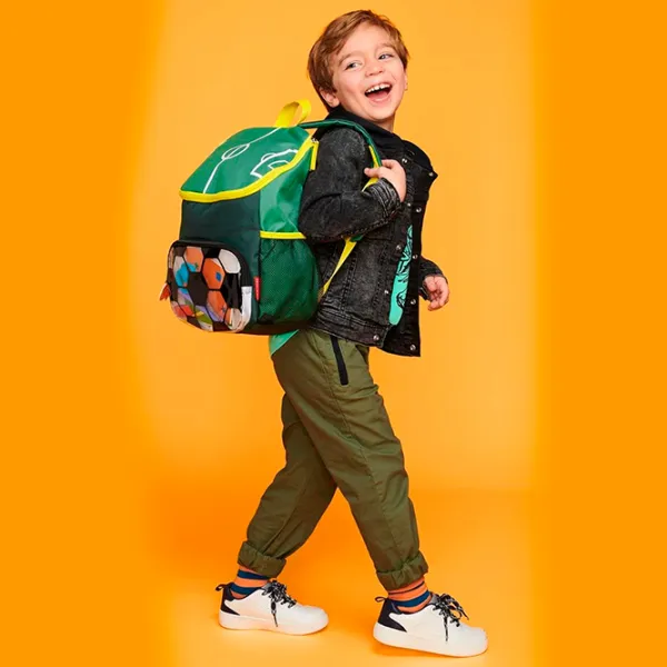 Ghiozdan pentru copii Skip Hop Spark Fotbal / Yellow Green / photo 5