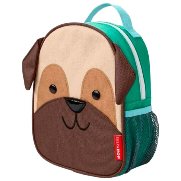 Ghiozdan pentru copii Skip Hop Zoo Cățeluș Pug / Brown Green / photo 2