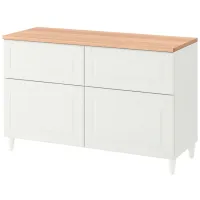 Comodă Ikea Besta/Smeviken/Kabbarp 76 x 120 x 42 / MDF / Alb