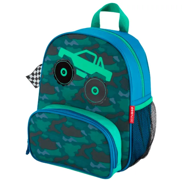 Ghiozdan pentru copii Skip Hop Spark Monster Truck / Black Green / photo 2