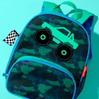 Ghiozdan pentru copii Skip Hop Spark Monster Truck / Black Green / photo 3