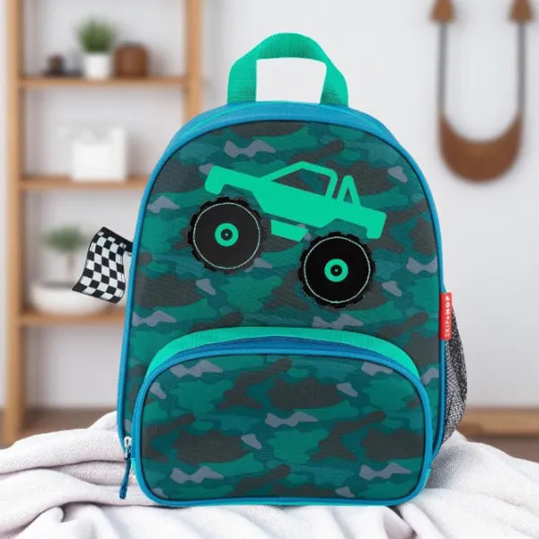 Ghiozdan pentru copii Skip Hop Spark Monster Truck / Black Green / photo 4