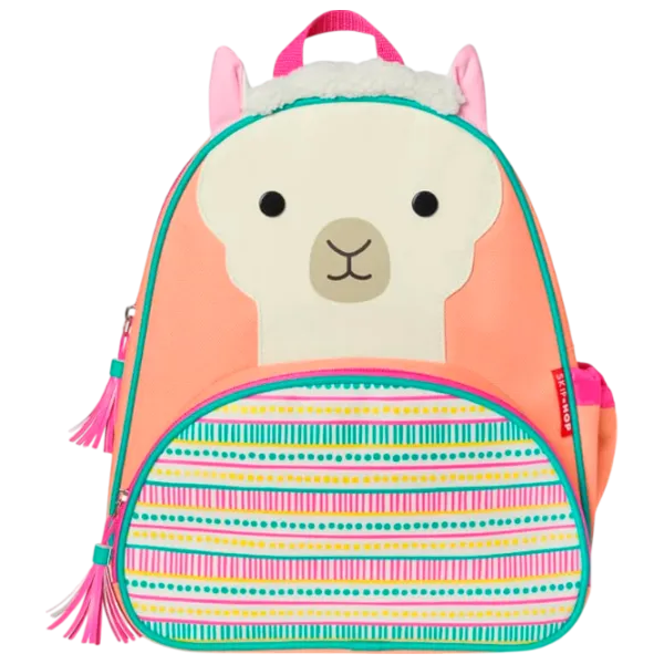 Ghiozdan pentru copii Skip Hop Zoo Lama / Pink Beige / 8l photo 1