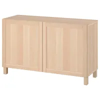 Comodă Ikea Besta/Hanviken/Stubbarp 74 x 120 x 42 / MDF / Aspect Stejar Antichizat