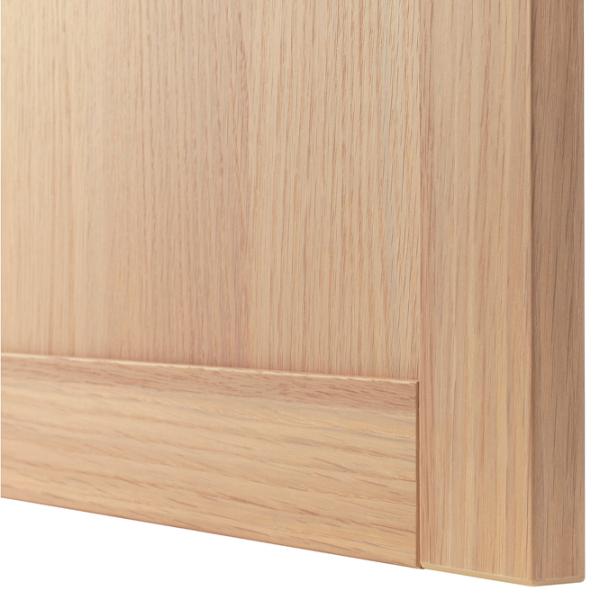 Comodă Ikea Besta/Hanviken/Stubbarp 74 x 120 x 42 / MDF / Aspect Stejar Antichizat photo 4