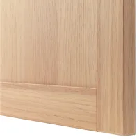 Comodă Ikea Besta/Hanviken/Stubbarp 74 x 120 x 42 / MDF / Aspect Stejar Antichizat photo 4