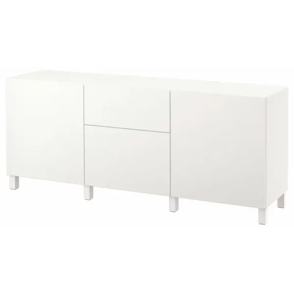 Comodă Ikea Besta/Lappviken/Stubbarp 74 x 180 x 42 / MDF / Alb photo 1