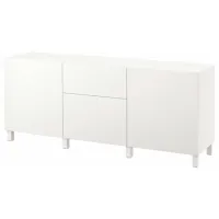 Comodă Ikea Besta/Lappviken/Stubbarp 74 x 180 x 42 / MDF / Alb