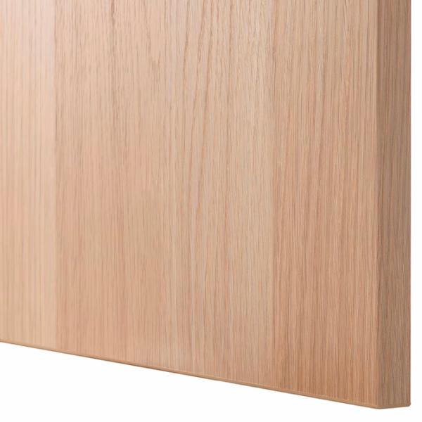 Comodă Ikea Besta/Lappviken/Stubbarp 74 x 180 x 42 / MDF / Aspect Stejar Antichizat photo 4