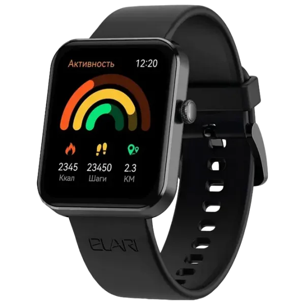 Умные часы Elari Watch Lite 1.83" / 46 мм / Черный - Чёрный / photo 1
