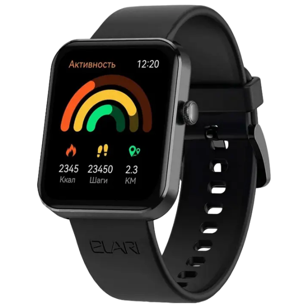 Умные часы Elari Watch Lite 1.83" / 46 мм / Черный - Чёрный / photo 1