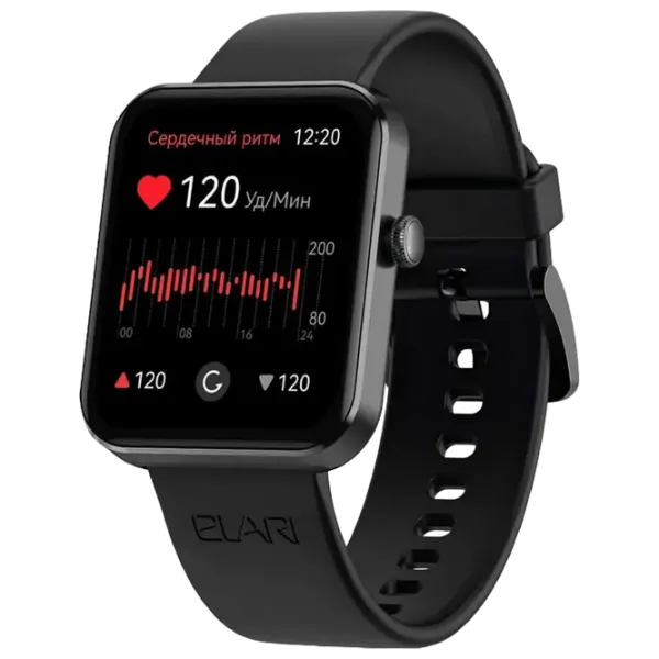 Умные часы Elari Watch Lite 1.83" / 46 мм / Черный - Чёрный / photo 3