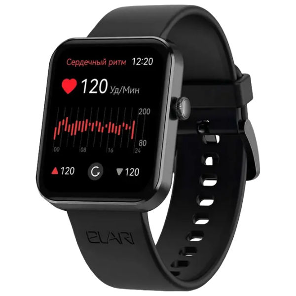 Умные часы Elari Watch Lite 1.83" / 46 мм / Черный - Чёрный / photo 3