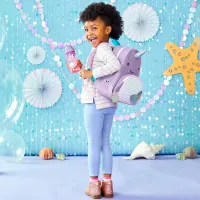 Ghiozdan pentru copii Skip Hop Zoo Balena / White Violet / photo 3
