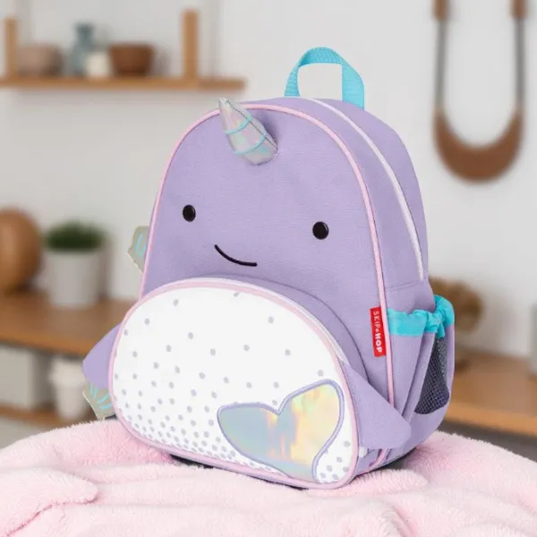Ghiozdan pentru copii Skip Hop Zoo Balena / White Violet / photo 5