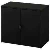Comodă Ikea Bror  66 x 76 x 40 / Oțel / Black