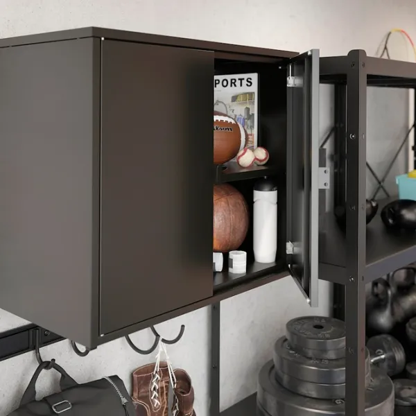 Comodă Ikea Bror  66 x 76 x 40 / Oțel / Black photo 5