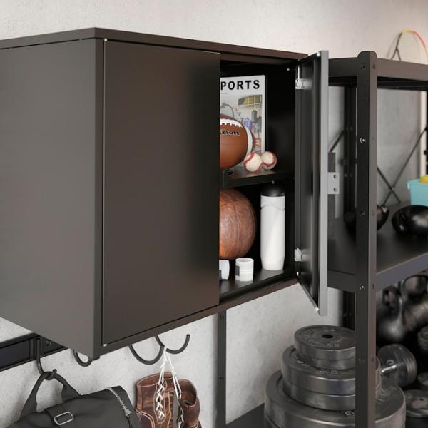 Comodă Ikea Bror  66 x 76 x 40 / Oțel / Black photo 5