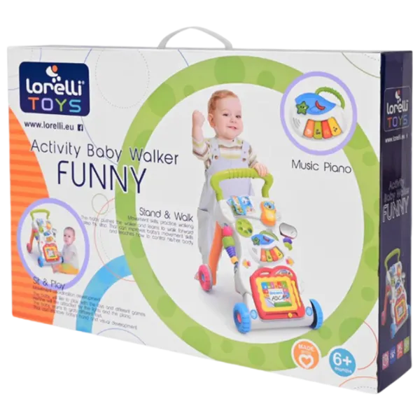 Ходунки Lorelli Activity Baby Walker Funny (1005054) / Белый photo 6