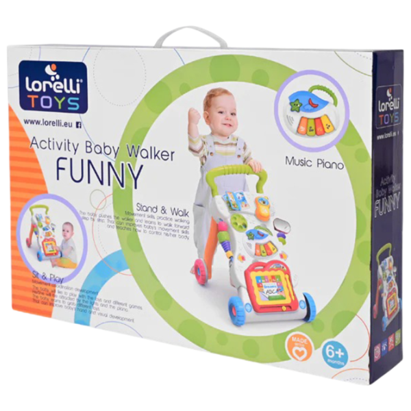 Ходунки Lorelli Activity Baby Walker Funny (1005054) / Белый photo 6