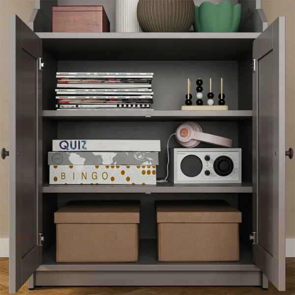 Comodă Ikea Hauga 116 x 70 x 46 / MDF / Gray photo 6