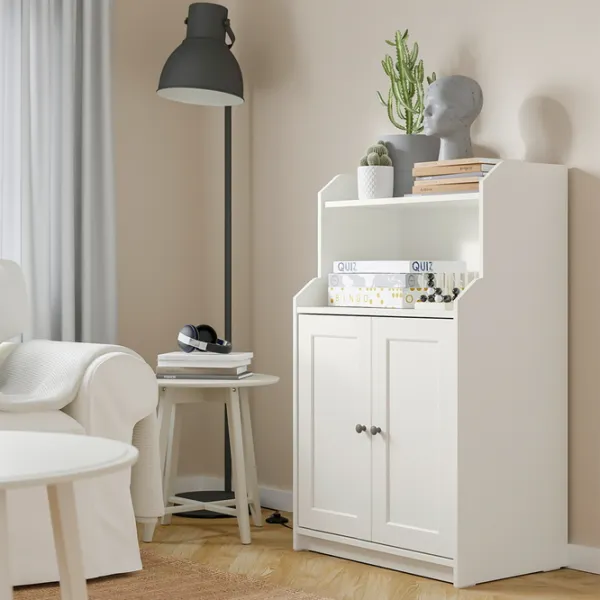 Comodă Ikea Hauga 116 x 70 x 46 / MDF / Alb photo 2