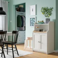 Comodă Ikea Hauga 116 x 70 x 46 / MDF / Alb photo 3
