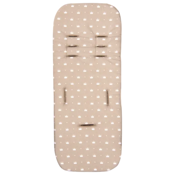 Матрасик для коляски Lorelli Memory Mat  Хлопок, Полиэстер / Корона / Латте photo 1
