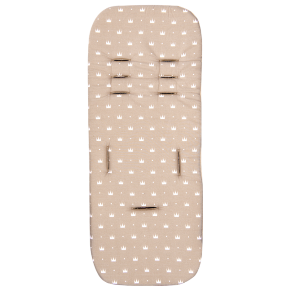 Матрасик для коляски Lorelli Memory Mat  Хлопок, Полиэстер / Корона / Латте photo 1