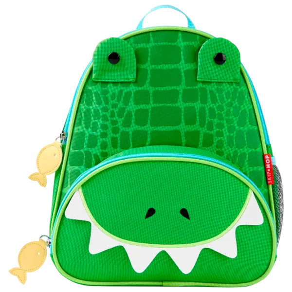 Ghiozdan pentru copii Skip Hop Zoo Crocodil / Brown Green / photo 1