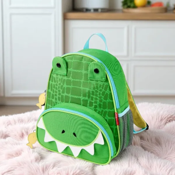 Ghiozdan pentru copii Skip Hop Zoo Crocodil / Brown Green / photo 6
