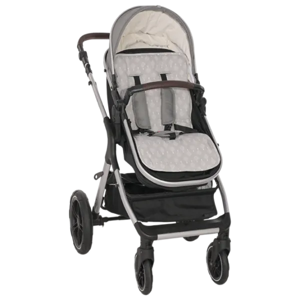 Матрасик для коляски Lorelli Stroller Liner  Хлопок, Хлопок / Лес / Серый photo 3