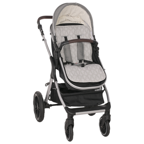 Матрасик для коляски Lorelli Stroller Liner  Хлопок, Хлопок / Лес / Серый photo 3