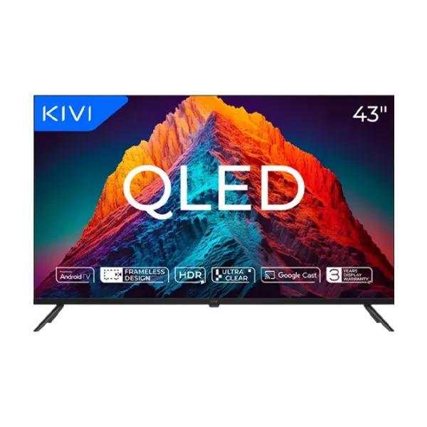 Телевизор Kivi 43U770QB 43" / QLED / 4K / Smart TV / Черный photo 1
