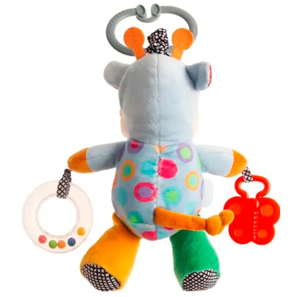 Jucărie pentru pătuțuri și cărucioare BabyJem Animals 882  0.3+ / Gray photo 2