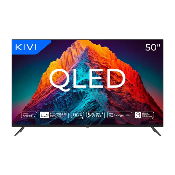 Телевизор Kivi 50U770QB 50" / QLED / 4K / Smart TV / Черный photo 1
