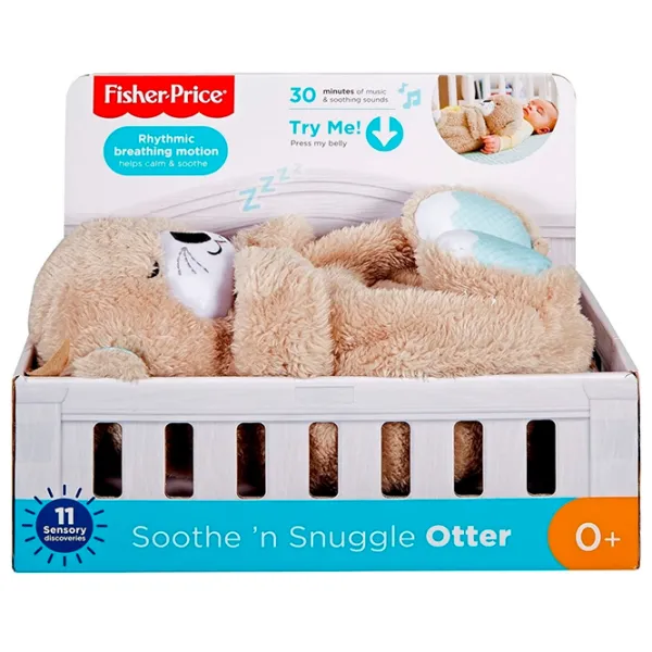 Мягкая игрушка Fisher Price Animals Fabulous Dreams of an Otter FXC66 0+ / Серый photo 2