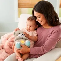 Jucărie moale Fisher Price Animals Fabulous Dreams of an Otter FXC66 0+ / Gray photo 5