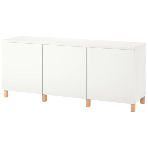 Comodă Ikea Besta 74 x 180 x 42 / MDF / Alb photo 1