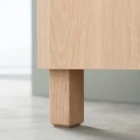 Comodă Ikea Besta 112 x 120 x 42 / MDF / Stejar Natural photo 4