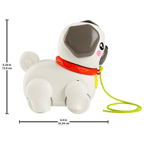 Игрушка каталка Fisher Price Animals HTW94  1+ / Белый photo 2