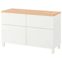 Comodă Ikea Besta 76 x 120 x 42 / MDF / Alb